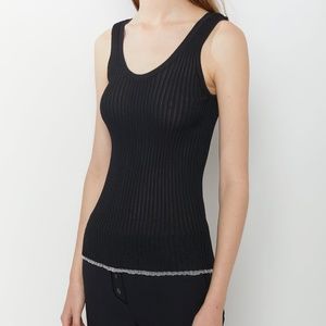 Proenza Schouler Lightweight Viscose Rib Tank Top